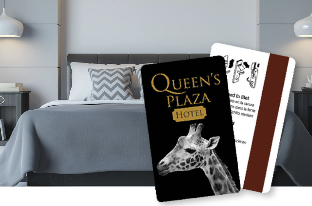 Mag stripe hotel key cards with your branding