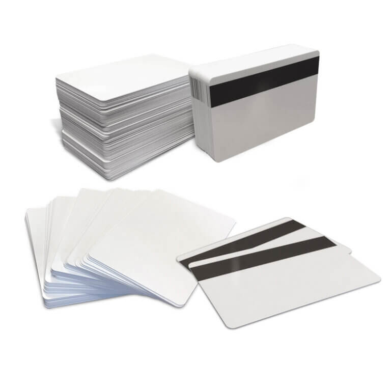 blank LF, HF (NFC), and UHF RFID hotel key cards