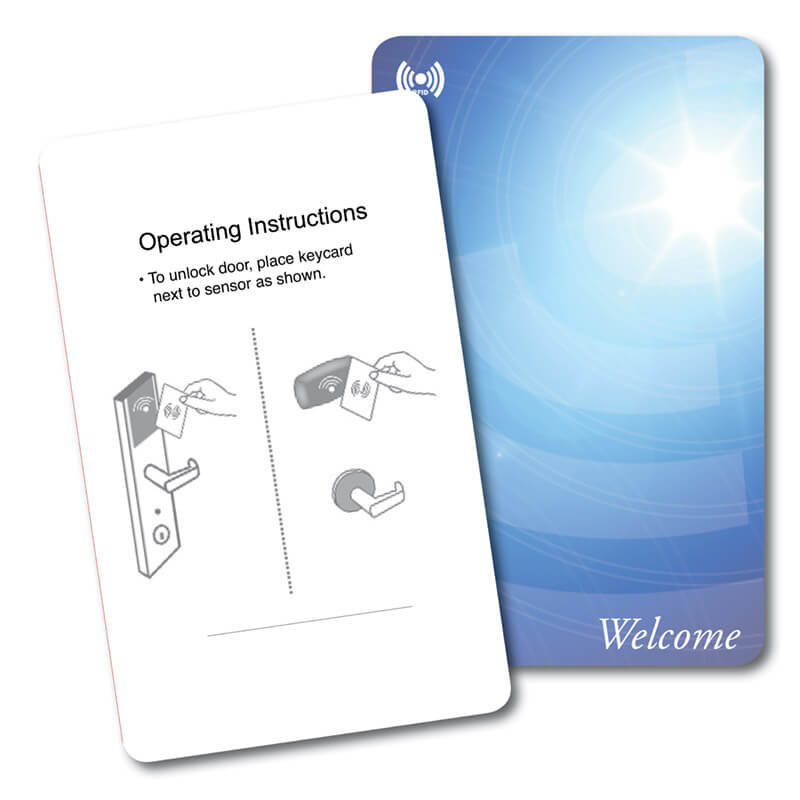 generic hotel key cards